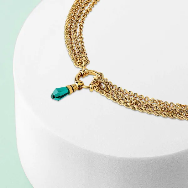 Kettingen>Melano Jewelery Melano Friends & Twisted Dancing Leaves Ketting Set