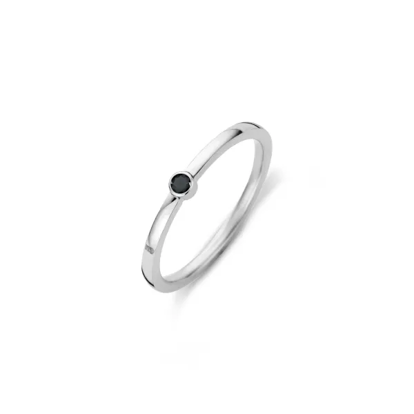 Ringen>Melano Jewelery Melano Friends Mini Cz Ring Black