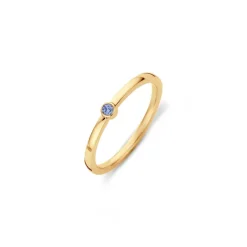 Ringen>Melano Jewelery Melano Friends Mini Cz Ring Jeans Blue