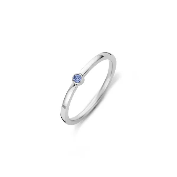 Ringen>Melano Jewelery Melano Friends Mini Cz Ring Jeans Blue
