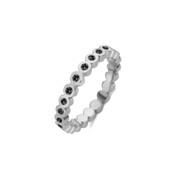Ringen>Melano Jewelery Melano Friends Wave Cz Ring Crystal