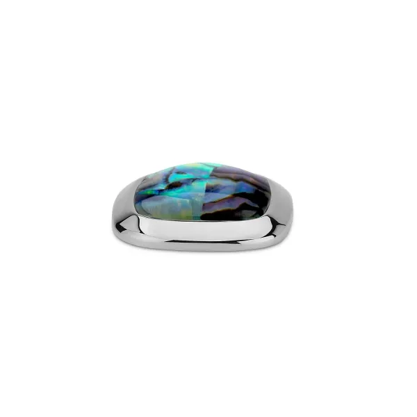 Steentjes>Melano Jewelery Melano Kosmic Abalone Square Steen