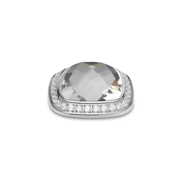 Steentjes>Melano Jewelery Melano Kosmic Framed Facet Square Steen