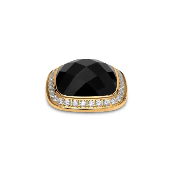 Steentjes>Melano Jewelery Melano Kosmic Framed Facet Square Steen
