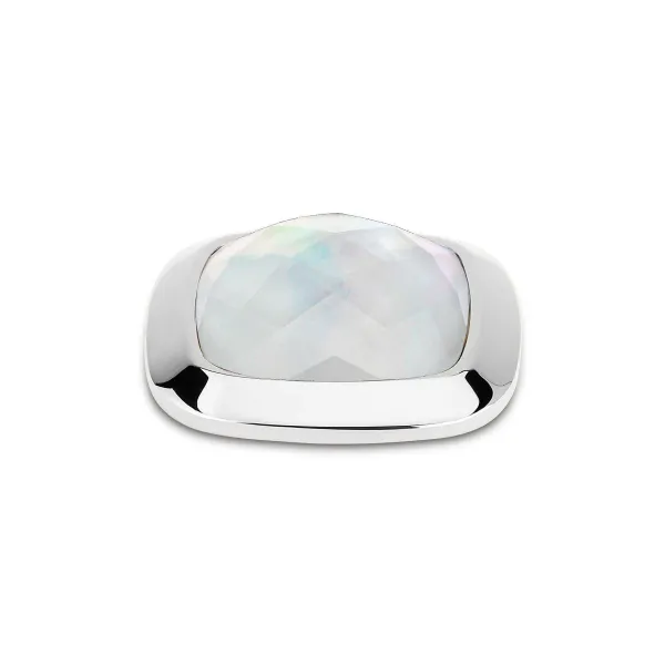 Steentjes>Melano Jewelery Melano Kosmic Pearl Facet Square Steen