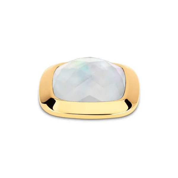 Steentjes>Melano Jewelery Melano Kosmic Pearl Facet Square Steen