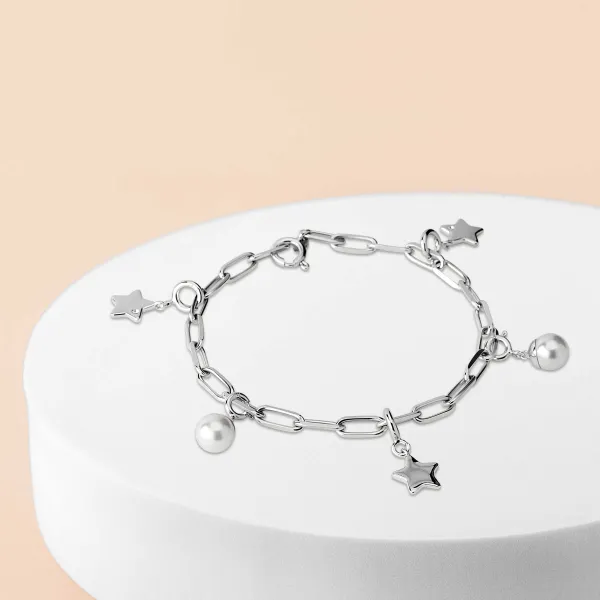 Armbanden>Melano Jewelery Melano Ornaments Christmas Charms Armband Set Zilver