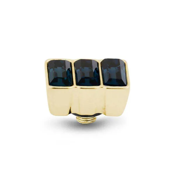 Steentjes>Melano Jewelery Melano Twisted Baguette Steentje