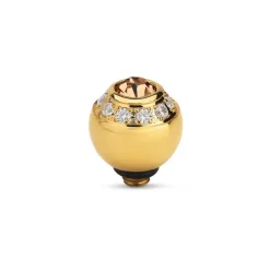 Steentjes>Melano Jewelery Melano Twisted Ball Cz Steentje