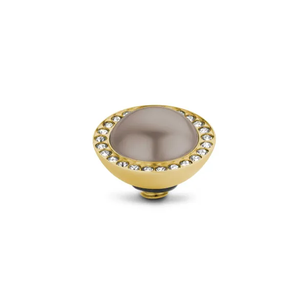 Steentjes>Melano Jewelery Melano Twisted Crystal Pearl Steentje