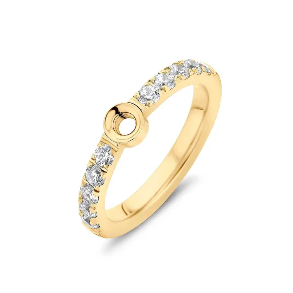 Ringen>Melano Jewelery Melano Twisted Crystal Ring