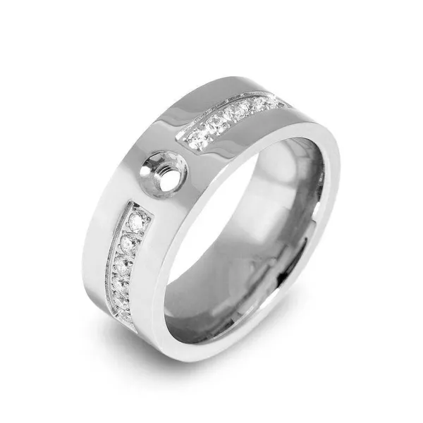 Ringen>Melano Jewelery Melano Twisted Flat Basic Cz Ring