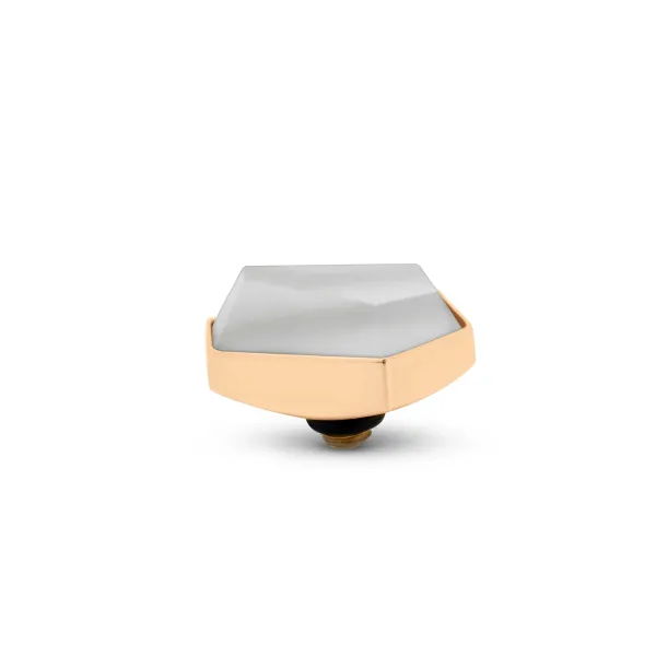 Steentjes>Melano Jewelery Melano Twisted Frosted Geo Steentje