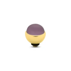 Steentjes>Melano Jewelery Melano Twisted Frosted Glass Steentje