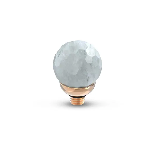 Steentjes>Melano Jewelery Melano Twisted Gemstone Facet Ball Steentje