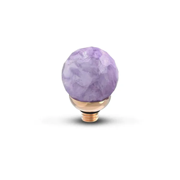 Steentjes>Melano Jewelery Melano Twisted Gemstone Facet Ball Steentje