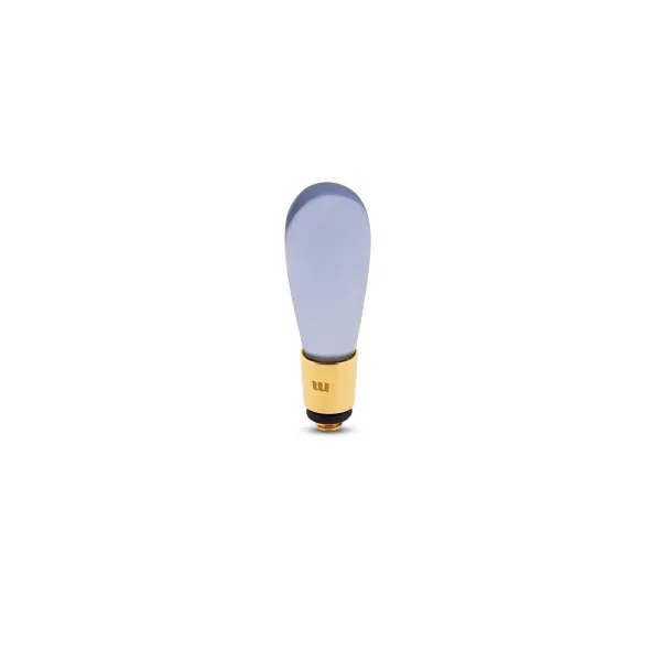 Steentjes>Melano Jewelery Melano Twisted Glass Drop Steentje