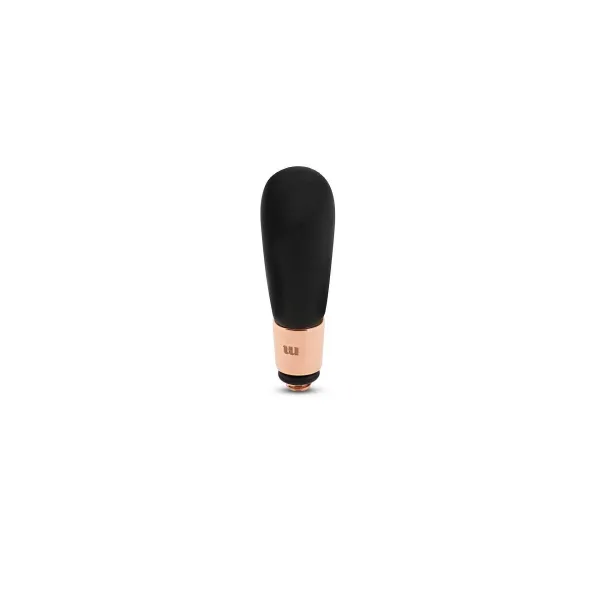Steentjes>Melano Jewelery Melano Twisted Glass Drop Steentje Black