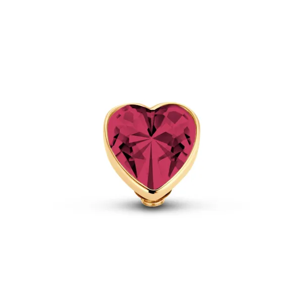 Steentjes>Melano Jewelery Melano Twisted Heart Steentje