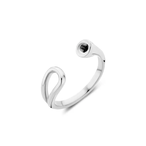 Ringen>Melano Jewelery Melano Twisted Open Loop Ring