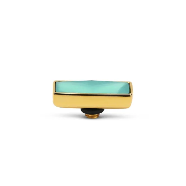 Steentjes>Melano Jewelery Melano Twisted Rectangle Steentje