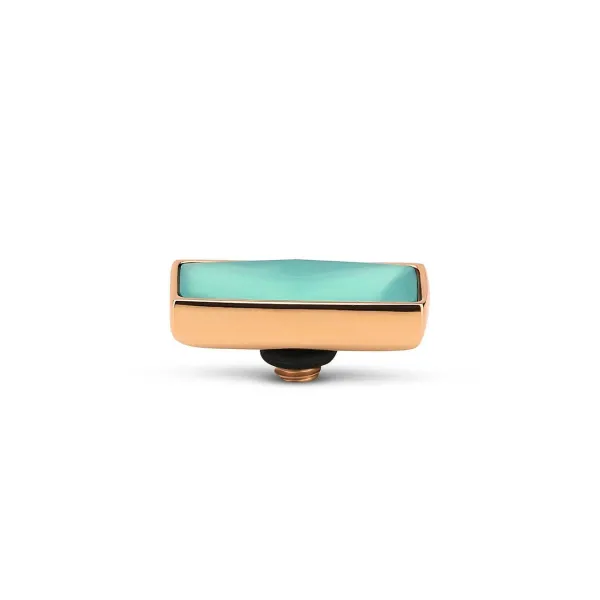 Steentjes>Melano Jewelery Melano Twisted Rectangle Steentje