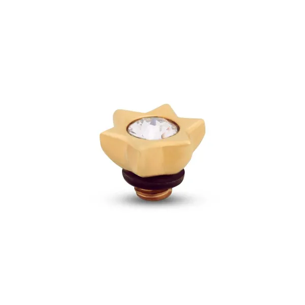 Steentjes>Melano Jewelery Melano Twisted Star Cz Steentje