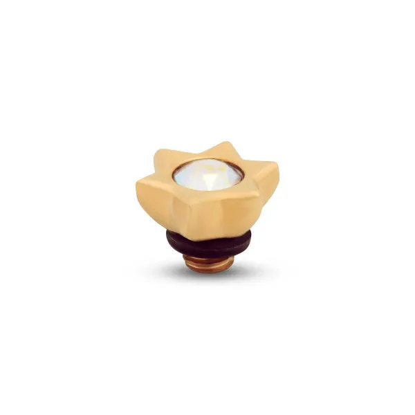 Steentjes>Melano Jewelery Melano Twisted Star Cz Steentje