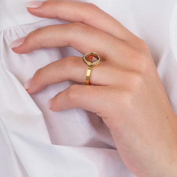 Steentjes>Melano Jewelery Melano Vivid Border Cz Steentje