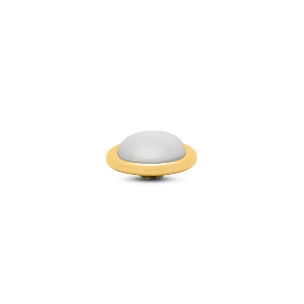 Steentjes>Melano Jewelery Melano Vivid Frosted Round Steentje