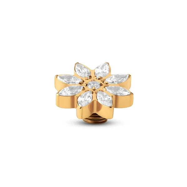 Steentjes>Melano Jewelery Melano Vivid Snowflake Cz Steentje