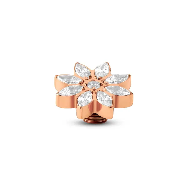 Steentjes>Melano Jewelery Melano Vivid Snowflake Cz Steentje